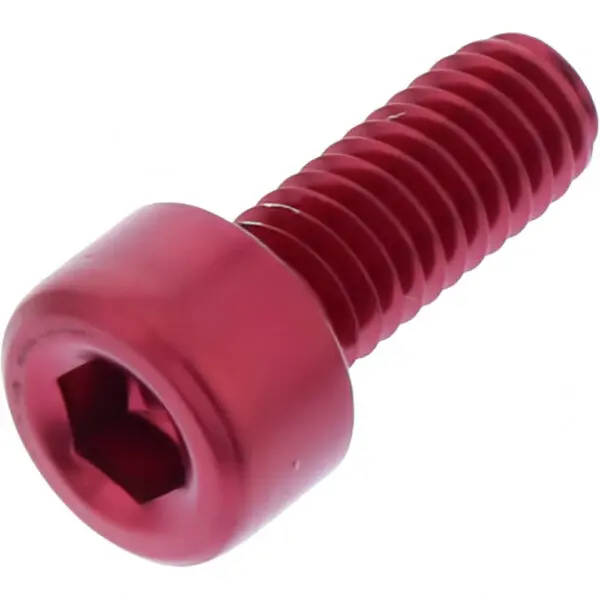 JMP Zylinderschraube M4x0.7mm 10mm Alu rot