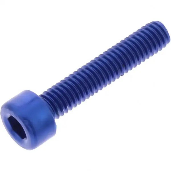 JMP Zylinderschraube M4x0.7mm 20mm Alu 1 blau