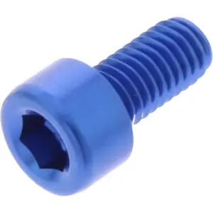 JMP Zylinderschraube M5x0.8mm 10mm Alu blau