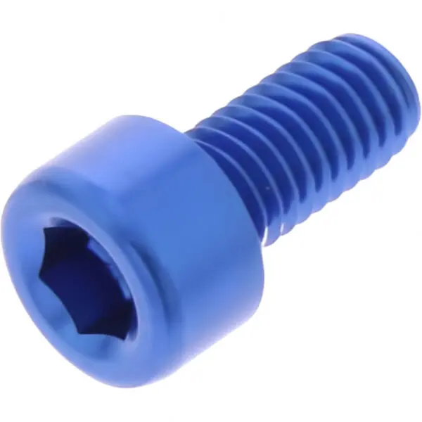 JMP Zylinderschraube M5x0.8mm 10mm Alu blau