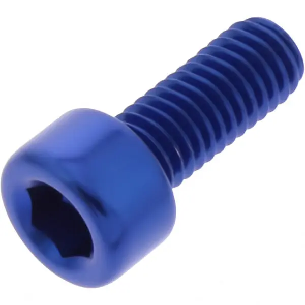 JMP Zylinderschraube M5x0.8mm 12mm Alu blau