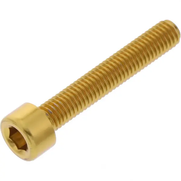 JMP Zylinderschraube M5x0.8mm 30mm Alu gold
