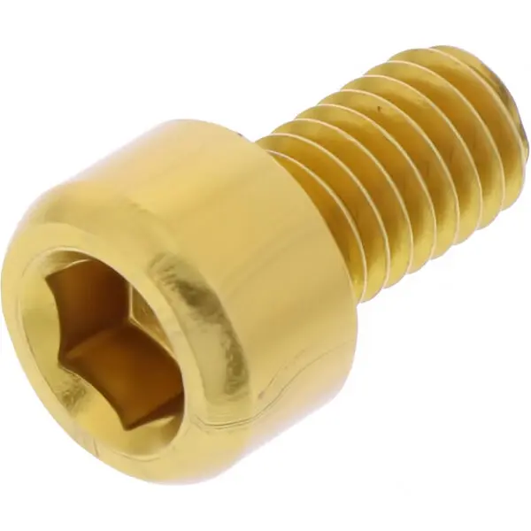 JMP Zylinderschraube M6x1.00mm 10mm Alu gold