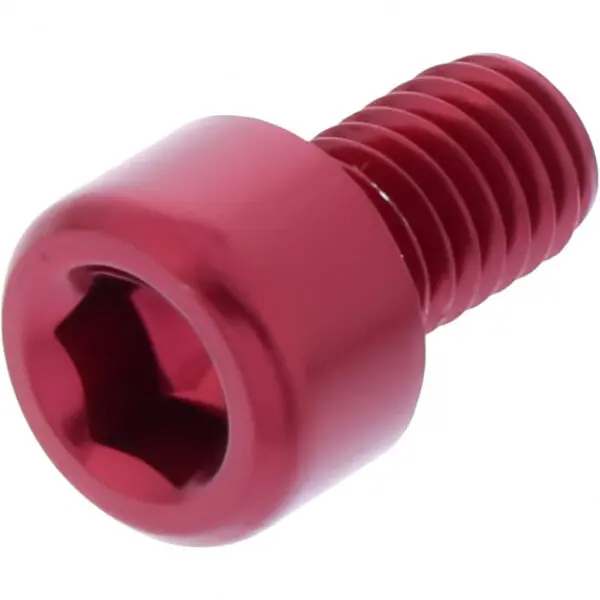 JMP Zylinderschraube M6x1.00mm 10mm Alu rot