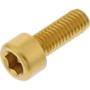 JMP Zylinderschraube M6x1.00mm 16mm Alu gold