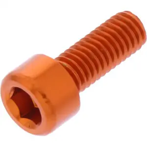 JMP Zylinderschraube M6x1.00mm 16mm Alu orange