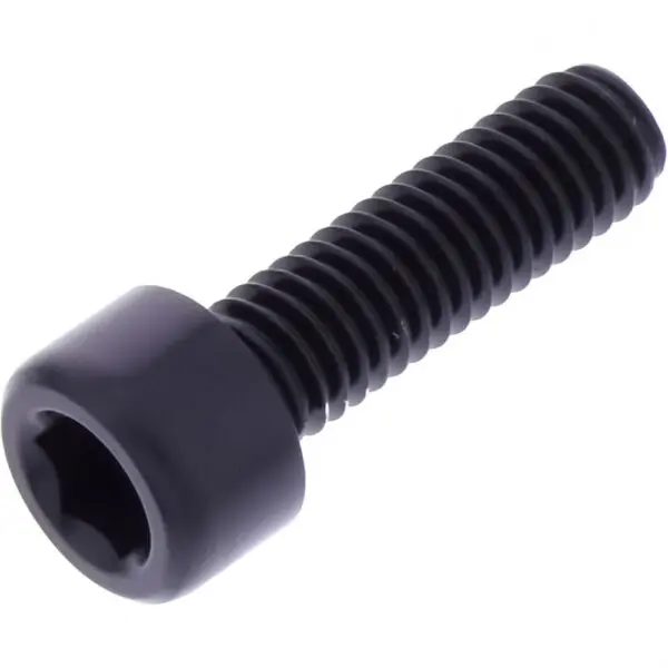 JMP Zylinderschraube M6x1.00mm 25mm Alu schwarz