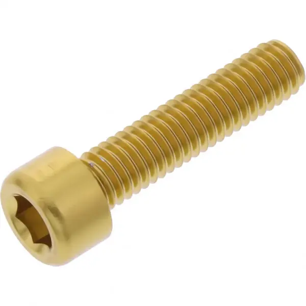 JMP Zylinderschraube M6x1.00mm 25mm Alu gold