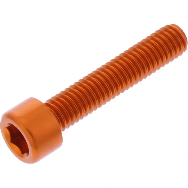 JMP Zylinderschraube M6x1.00mm 30mm Alu orange