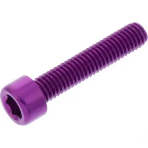 JMP Zylinderschraube M6x1.00mm 30mm Alu violett