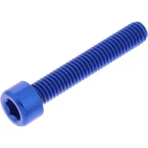 JMP Zylinderschraube M6x1.00mm 35mm Alu blau