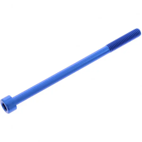JMP Zylinderschraube M6x1.00mm 95mm Alu blau