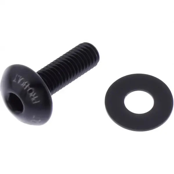 JMP Linsenschraube M5x0.8mm 16mm Alu schwarz