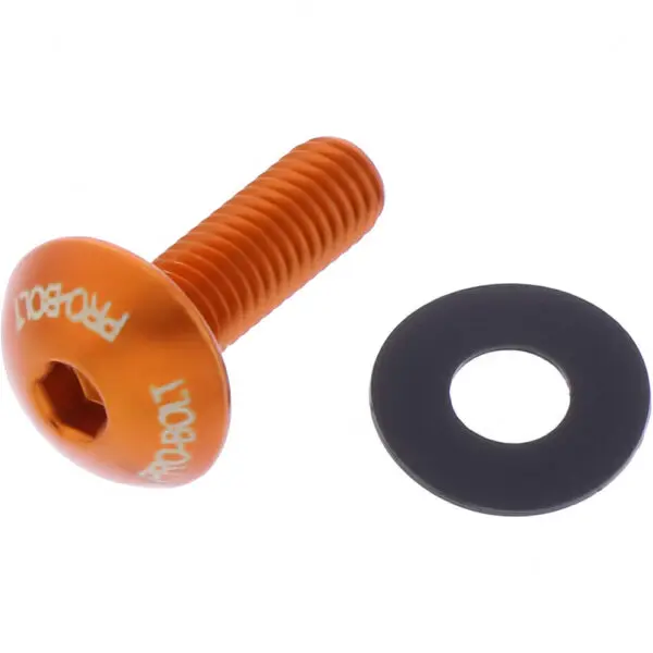 JMP Linsenschraube M5x0.8mm 16mm Alu orange