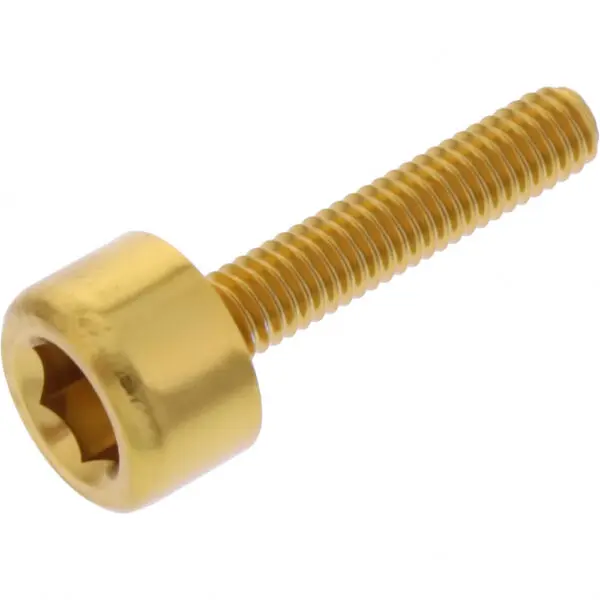 JMP Zylinderschraube M4x0.7mm 20mm Alu 1 gold