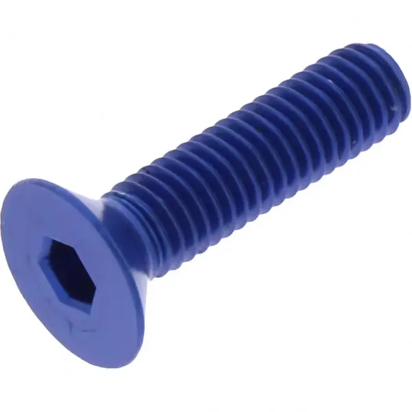 JMP Senkschraube M5x0.8mm 20mm Alu blau