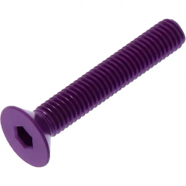 JMP Senkschraube M5x0.8mm 30mm Alu violett