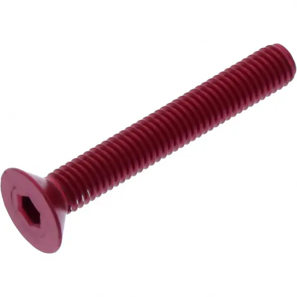 JMP Senkschraube M5x0.8mm 35mm Alu rot