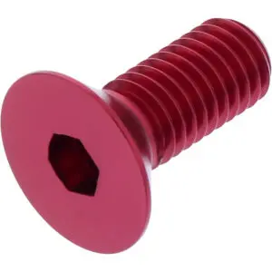JMP Senkschraube M8x1.25mm 20mm Alu rot