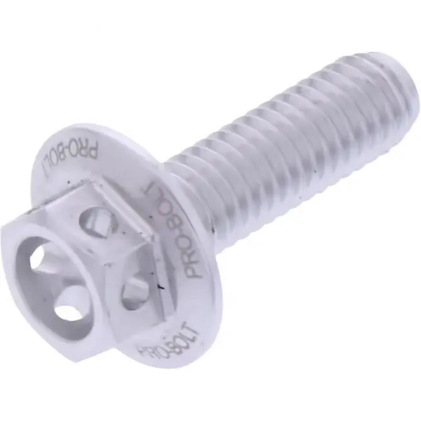 JMP Schraube 6 Kant M5x0.8mm 16mm Alu Racing 1 silber