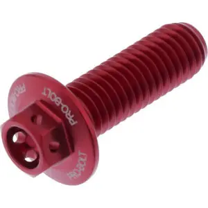 JMP Schraube 6 Kant M8x1.25mm 25mm Alu Racing 2 rot