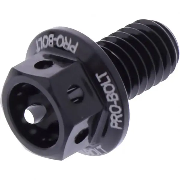 JMP Schraube 6 Kant M6x1.00mm 10mm Alu Racing schwarz