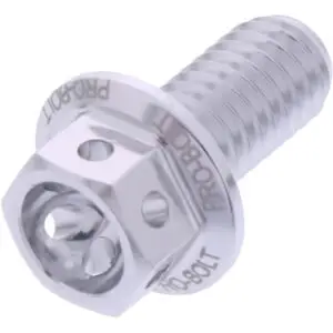 JMP Schraube 6 Kant M6x1.00mm 12mm Alu Racing 1 silber