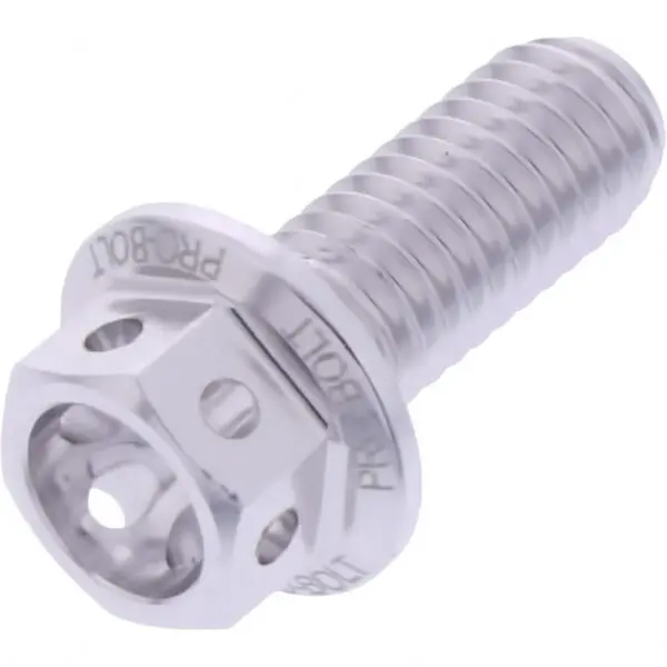 JMP Schraube 6 Kant M6x1.00mm 15mm Alu Racing silber