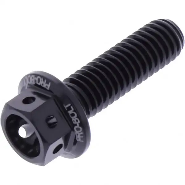 JMP Schraube 6 Kant M6x1.00mm 20mm Alu Racing 2 schwarz
