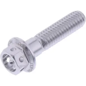 JMP Schraube 6 Kant M6x1.00mm 25mm Alu Racing 1 silber
