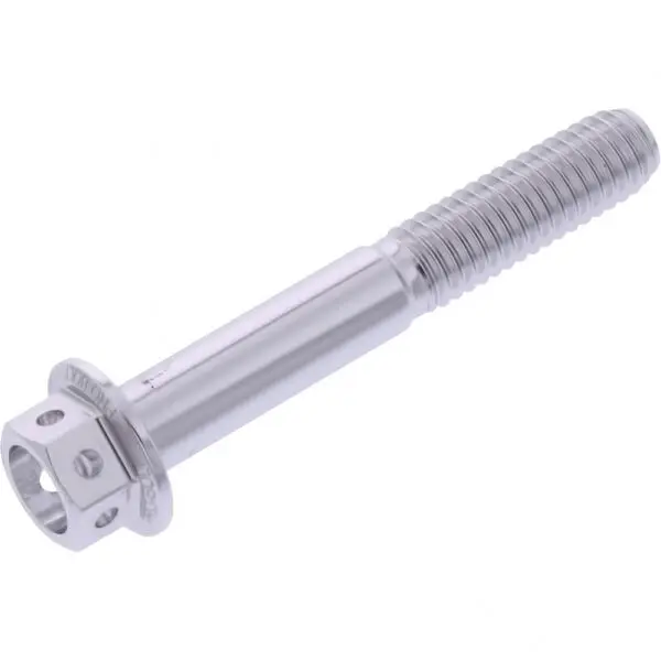 JMP Schraube 6 Kant M6x1.00mm 40mm Alu Racing silber