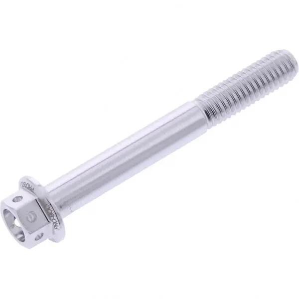 JMP Schraube 6 Kant M6x1.00mm 50mm Alu Racing silber