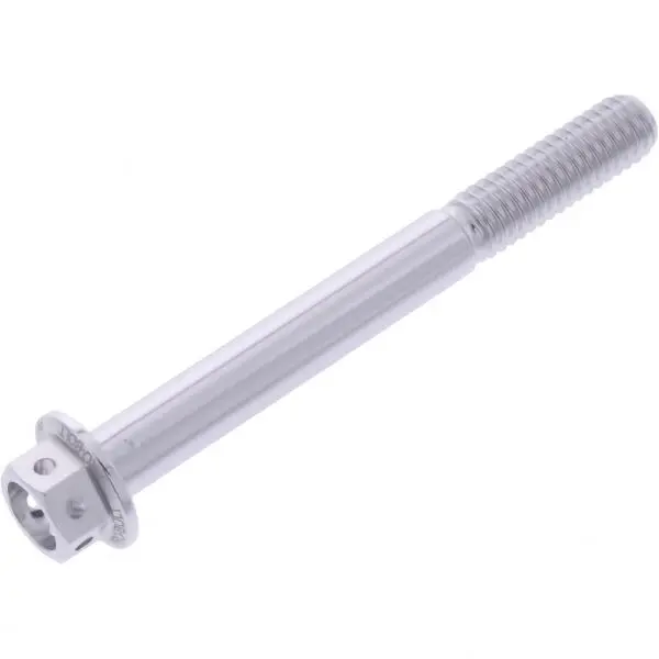 JMP Schraube 6 Kant M6x1.00mm 55mm Alu Racing silber