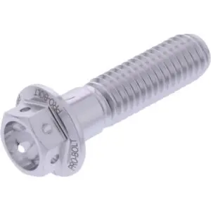 JMP Schraube 6 Kant M8x1.25mm 30mm Alu Racing silber