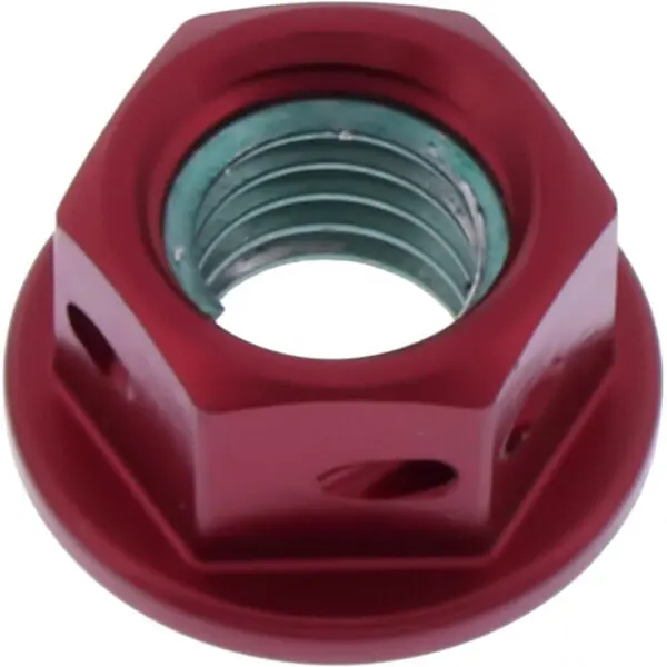 JMP Mutter Kettenrad M8x1.25mm Alu Racing rot