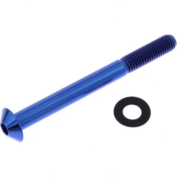 Pro-Bolt Linsenschraube M8x1.25mm 85mm Titan blau