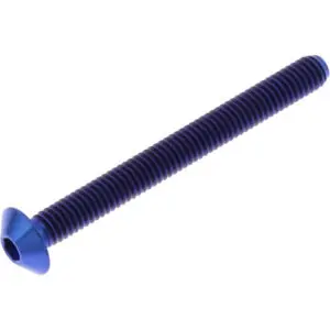 Pro-Bolt Linsenschraube M4x0.7mm 40mm Titan blau
