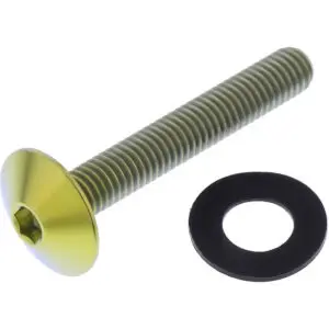 Pro-Bolt Linsenschraube M6x1.00mm 40mm Titan gold