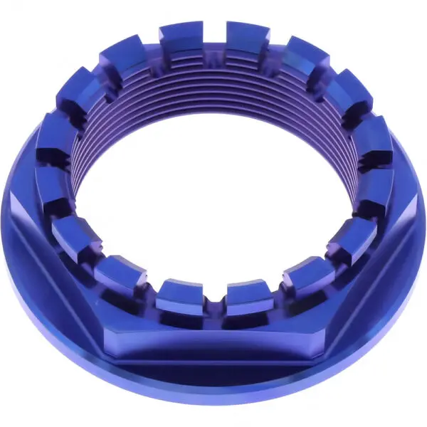 Pro-Bolt Mutter Achse M38x1.50mm Titan blau