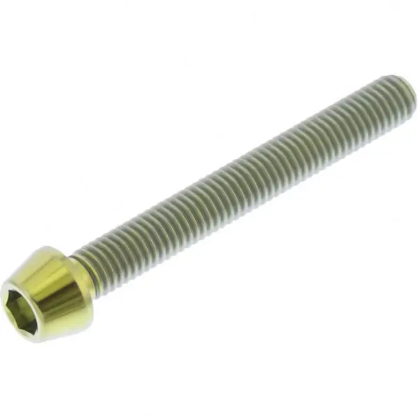 Pro-Bolt Schraube konisch M5x0.8mm 40mm Titan gold