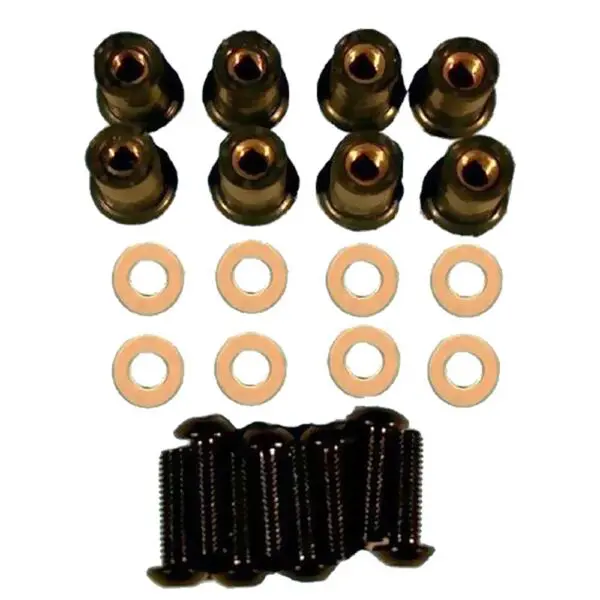 JMT Verkleidungsschrauben-Satz Gummimutter 5x16 Schwarz 4043981013177