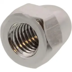 JMP Hutmutter M5x0.8mm Alu silber