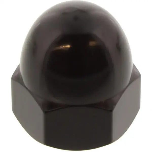 JMP Hutmutter M8x1.25mm Alu schwarz