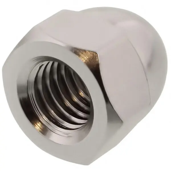 JMP Hutmutter M8x1.25mm Alu silber