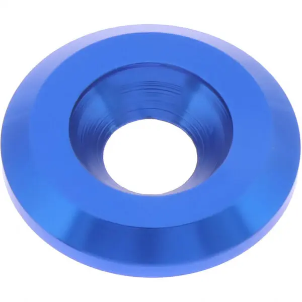 JMP Senkunterlegscheibe M6 Außendurchmesser: 22mm Alu blau