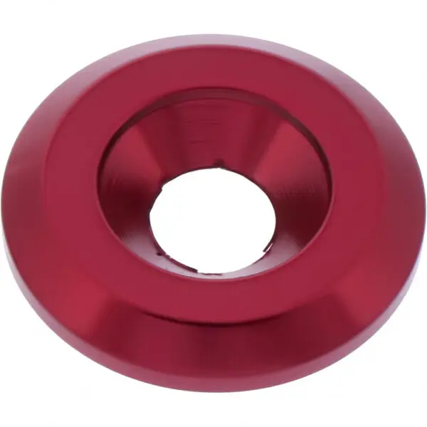 JMP Senkunterlegscheibe M6 Außendurchmesser: 22mm Alu rot