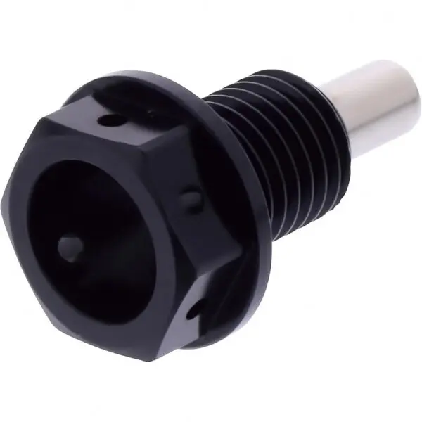 JMP Ölablassschraube magnetisch M12x1.50mm 15mm Alu Racing schwarz