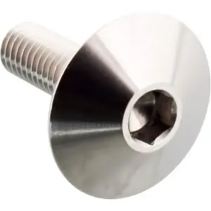 JMP Linsenschraube M5x0.8mm 16mm Kopfdurchmesser: 16mm Edelstahl V4A silber