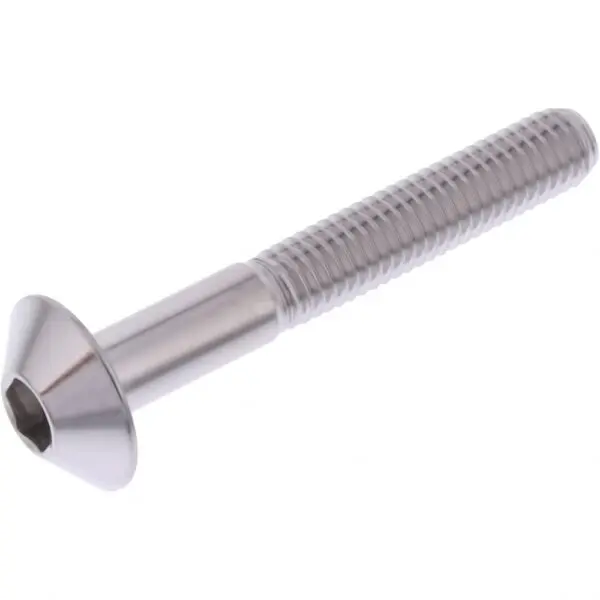 JMP Linsenschraube M5x0.8mm 35mm Edelstahl V4A silber