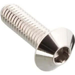 JMP Linsenschraube M6x1.00mm 20mm Kopfdurchmesser: 12mm Edelstahl V4A 1 silber